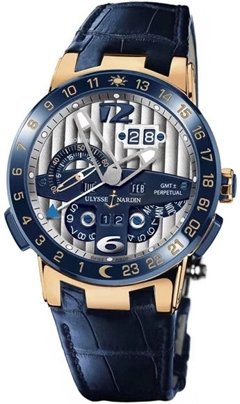 Ulysse Nardin Executive El Toro GMT Perpetual 18K Rose Gold Men's Watch