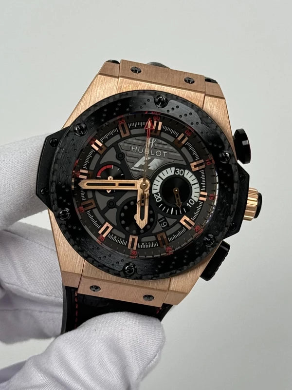 Hublot King Power F1 Great Britain 18K Rose Gold & Ceramic Men's Watch