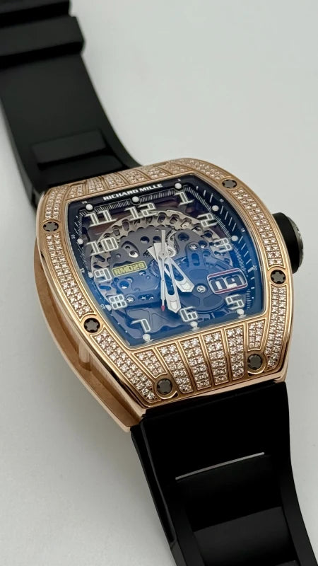 Richard Mille RM 029 18K Rose Gold & Diamonds Men's Watch
