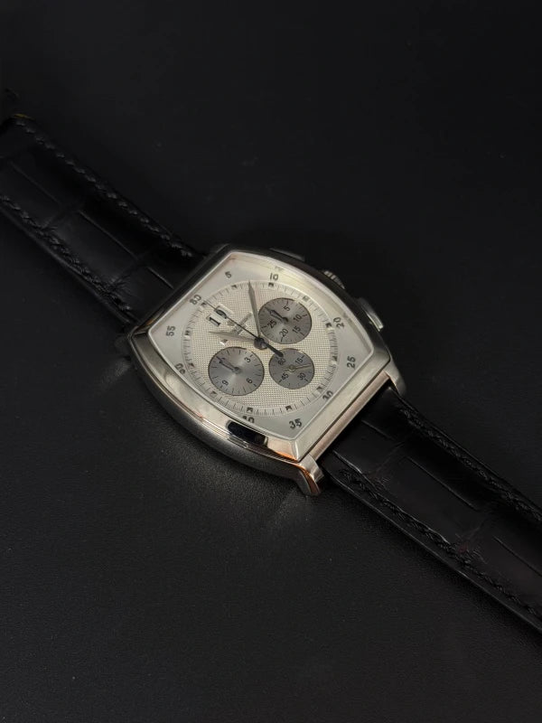 Vacheron Constantin Malte Tonneau Chronograph 18K White Gold Men's Watch