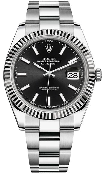 Rolex Datejust Stainless Steel & 18K White Gold Men's Watch