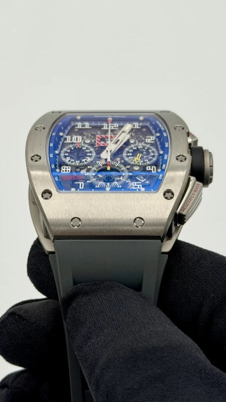Richard Mille RM 011 Flyback Chronograph Felipe Massa 18K White Gold Men's Watch