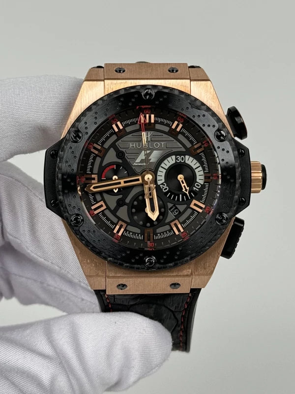 Hublot King Power F1 Great Britain 18K Rose Gold & Ceramic Men's Watch