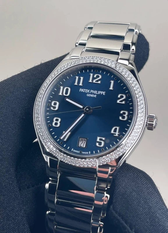 Patek Philippe Stainless Steel&Diamonds Lady's Watch