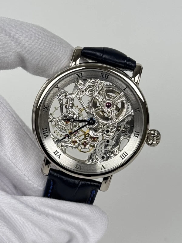 Ulysse Nardin Maxi Skeleton 18K White Gold Men's Watch