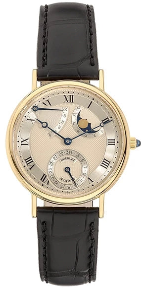 Breguet Classique Power Reserve Moon Phase 18K Yellow Gold Men's Watch