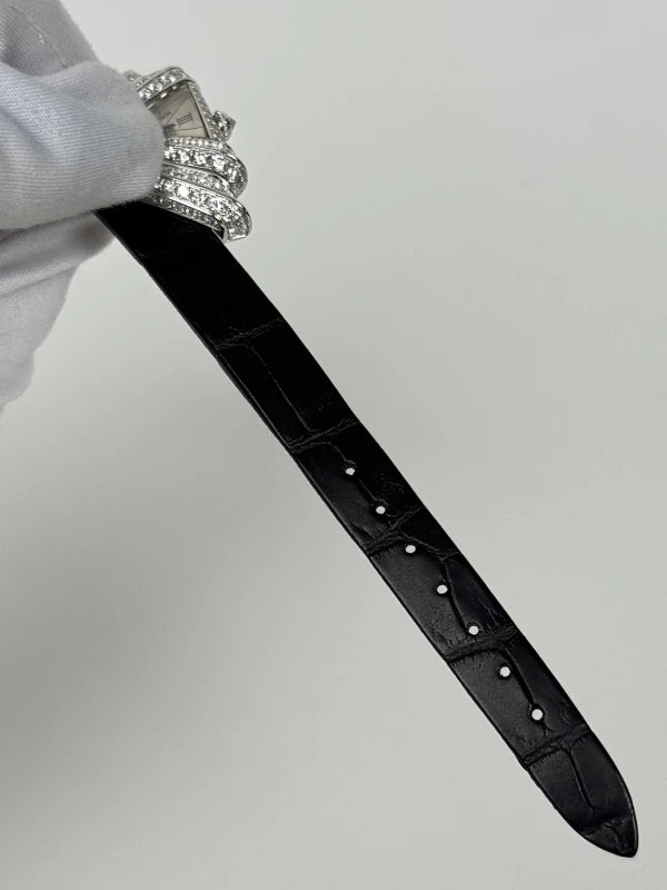 Cartier Libre Froissee 18K White Gold & Diamonds Lady's Watch