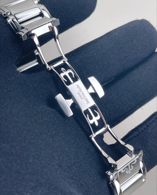 Patek Philippe Stainless Steel&Diamonds Lady's Watch