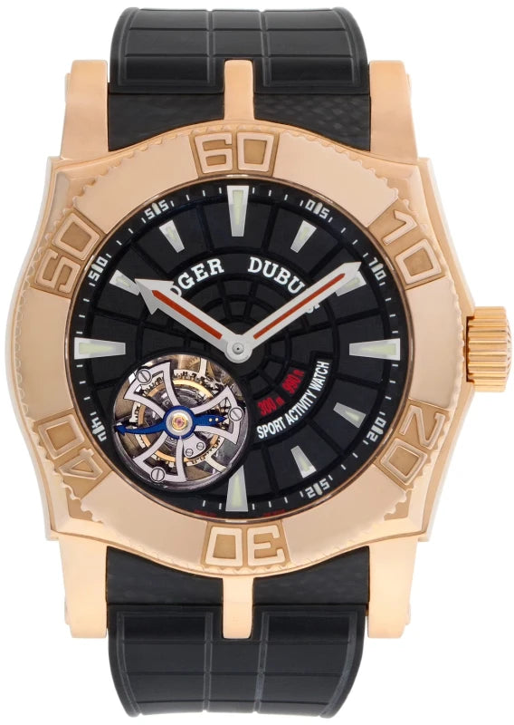 Roger Dubuis Easy Diver Tourbillon 18K Rose Gold Men's Watch