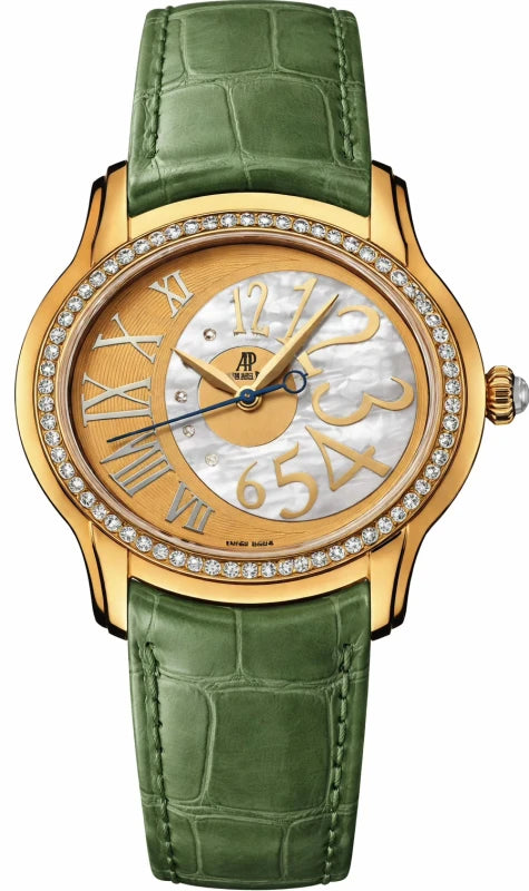 Audemars Piguet Millenary 18K Yellow Gold & Diamonds Ladies Watch