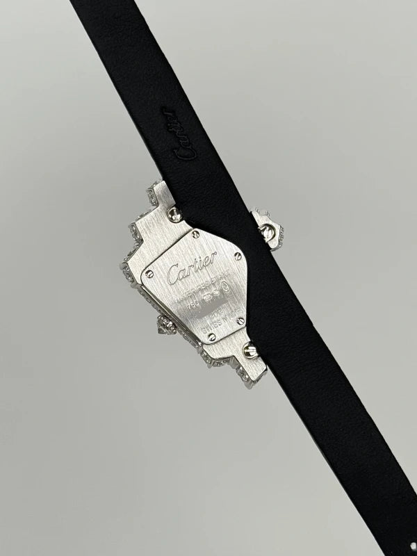 Cartier Libre Froissee 18K White Gold & Diamonds Lady's Watch