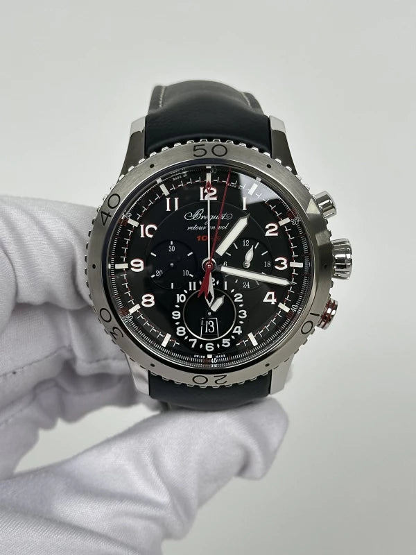 Breguet Type XXI GMT Flyback Chronograph Stainless Steel Men's Watch