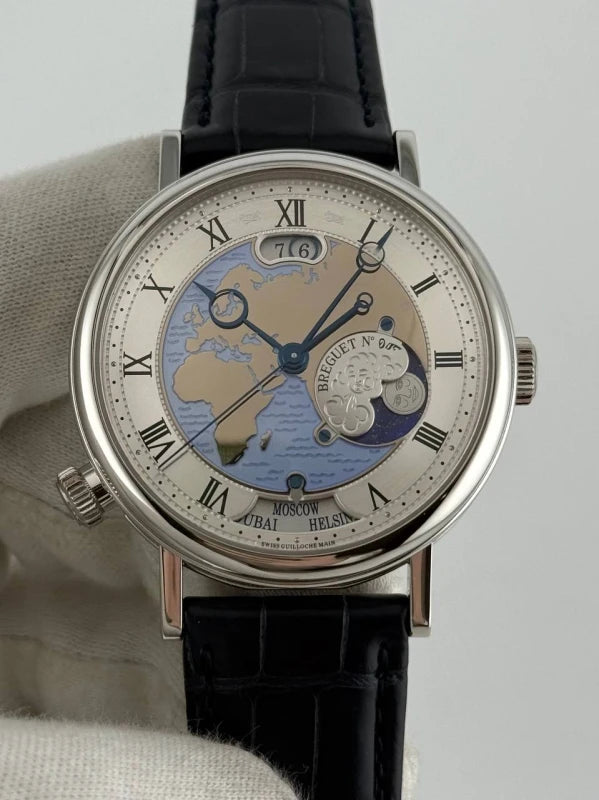 Breguet Classique Hora Mundi Europe Platinum Men's Watch