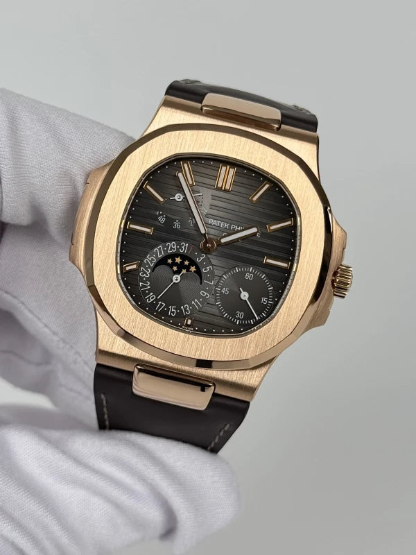 Patek Philippe Nautilus 18K Rose Gold Men's Watch