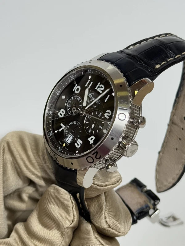 Breguet Type XX - XXI - XXII Flyback Chronograph Stainless Steel Men's Watch