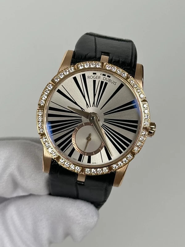 Roger Dubuis Excalibur Rose Gold & Diamonds Lady's Watch