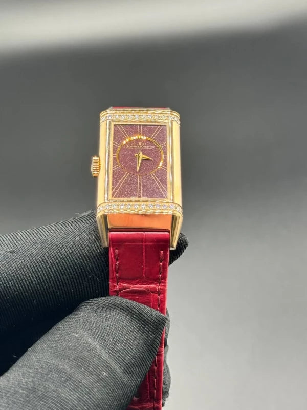 Jaeger-Lecoultre Reverso One Duetto 18K Rose Gold & Diamonds Lady's Watch