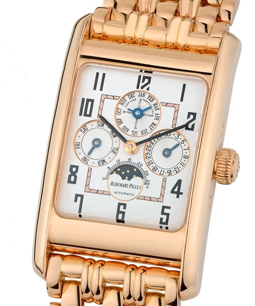Audemars Piguet Edward Piguet Perpetual Calendar 18K Rose Gold Men's Watch
