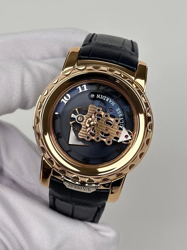 Ulysse Nardin Freak 28,800 V/h 18K Rose Gold Men's Watch