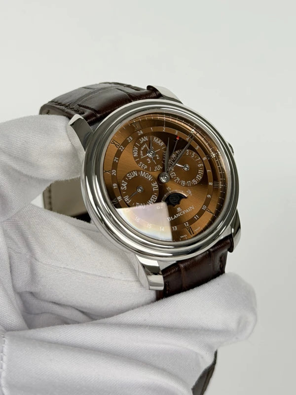 Blancpain Le Brassus Moon Phase Platinum Men's Watch