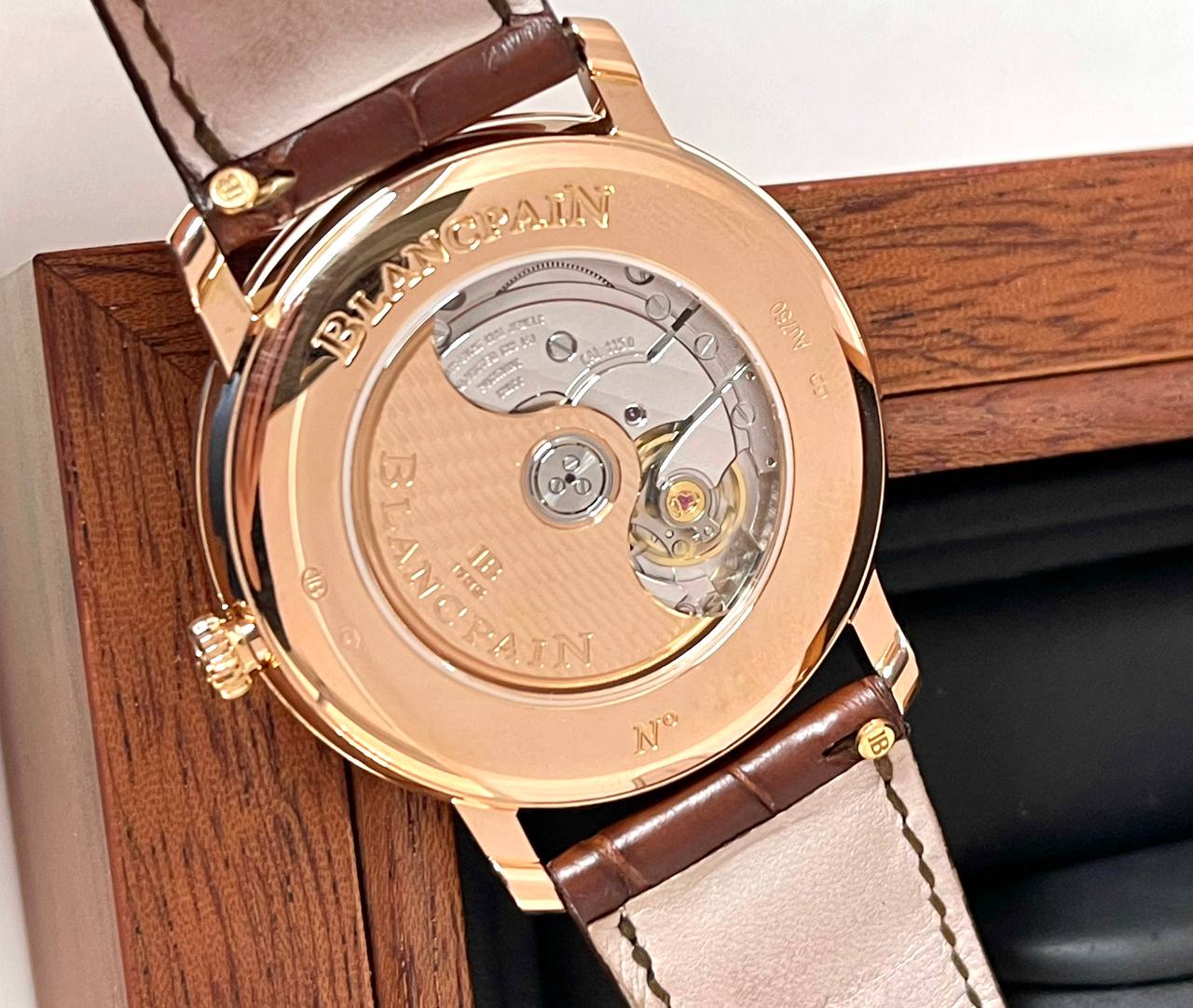 Blancpain Villeret 18K Rose Gold Men`s Watch