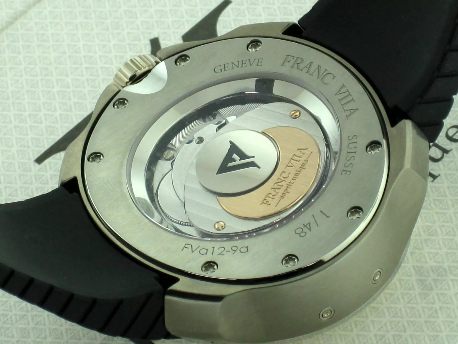 Franc Vila Esprit Unique Titanium and Stainless Steel Men's Watch