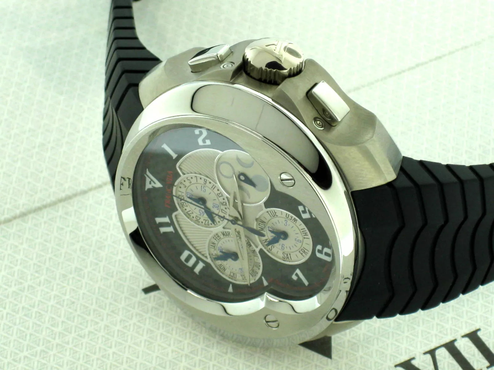 Franc Vila Esprit Unique Titanium and Stainless Steel Men's Watch