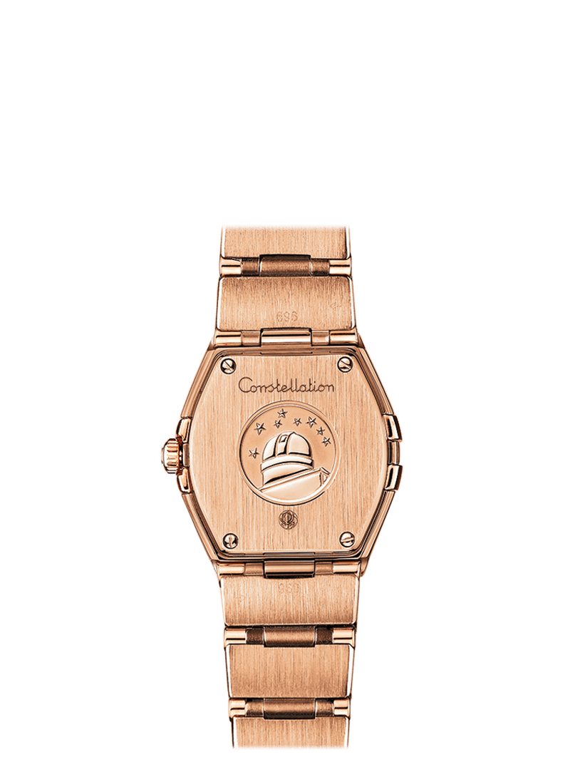 Omega Constellation Quartz 18k Red Gold Lady's Watch