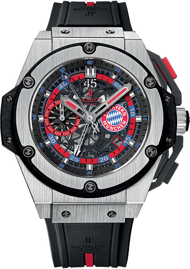Hublot Big Bang King Power Bayern Munich Limited Edition Titanium Mens Watch