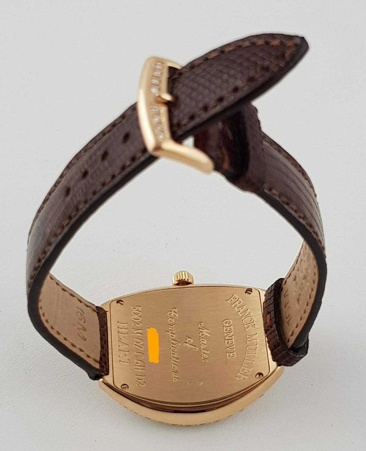 Franck Muller Heart Quartz 18K Rose Gold & Diamonds Lady's Watch