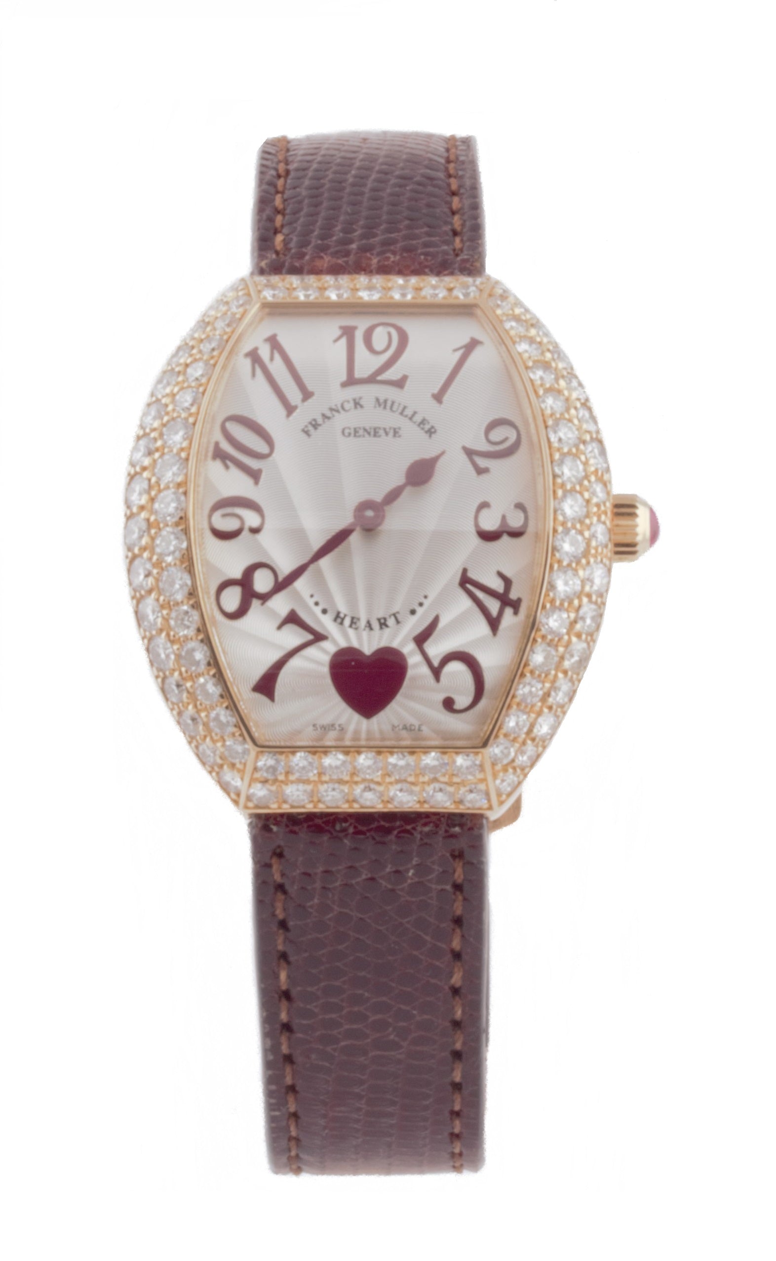 Franck Muller Heart Quartz 18K Rose Gold & Diamonds Lady's Watch