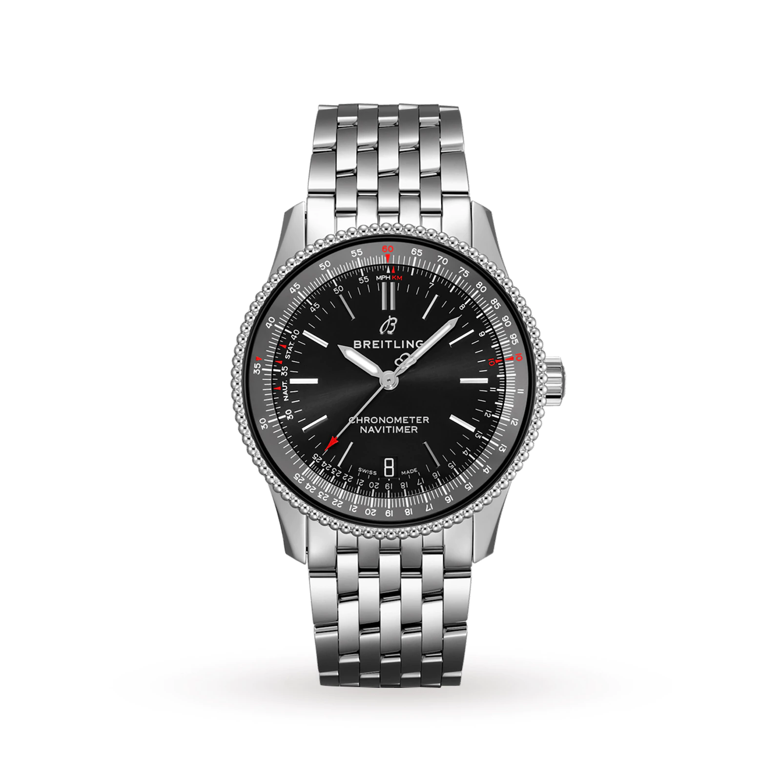 Breitling Navitimer 38 mm Stainless Steel Men s Watch