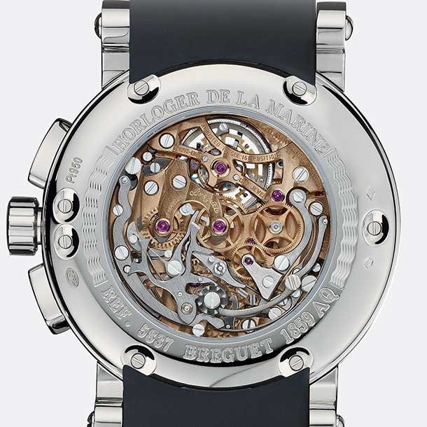 Breguet Marine Tourbillon 5837 Platinum Men's Watch