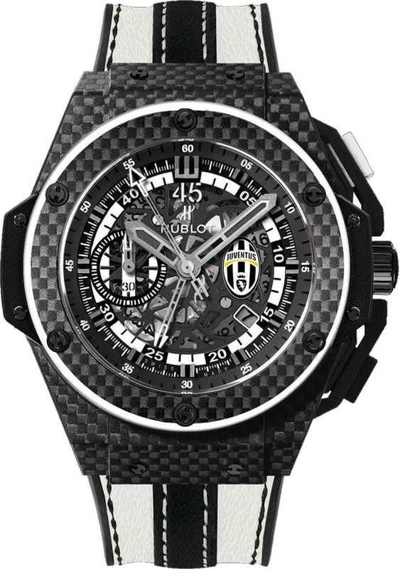 Hublot King Power Juventus Mechanical Limited Edition Carbon & Ceramic Men's Watch