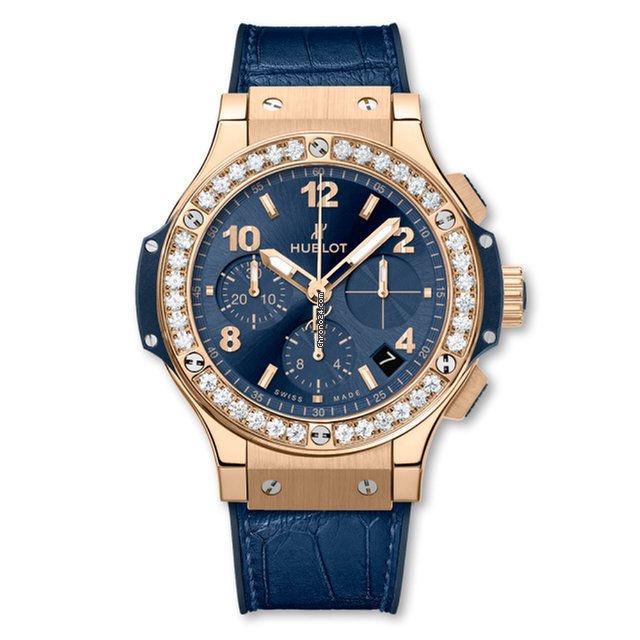 Hublot Women's Big Bang Blue Diamond Dial Watch