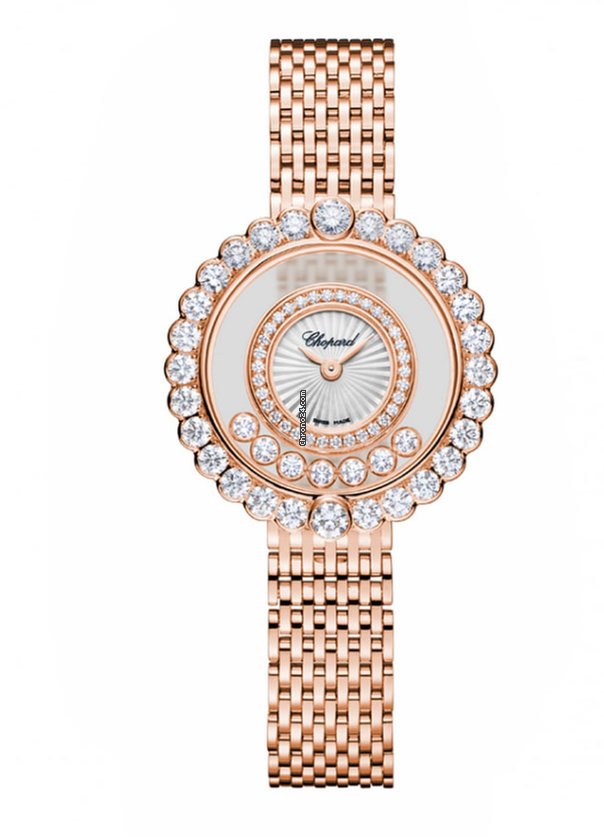 Chopard Happy Sport Icons 18K Rose Gold & Diamonds Ladies Watch