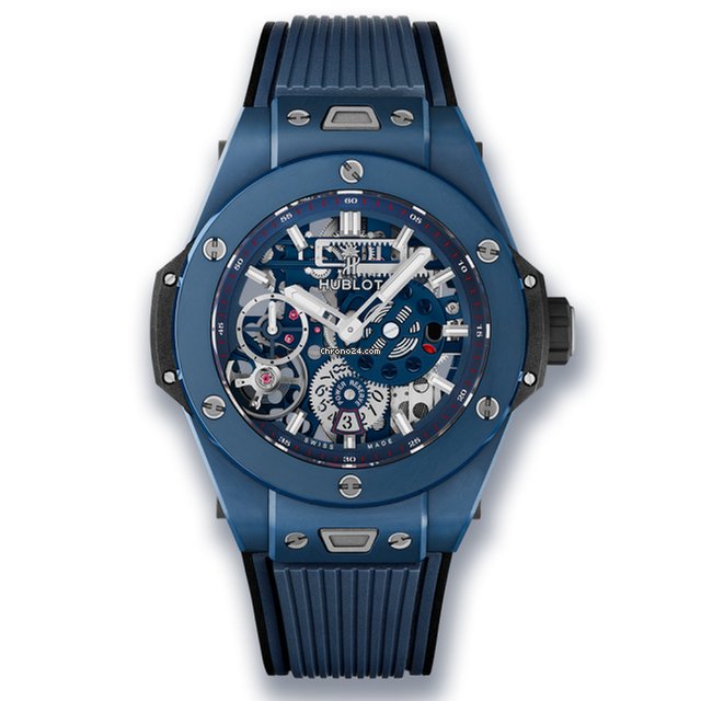 Hublot Big Bang Meca-10 Ceramic Blue Men's Watch