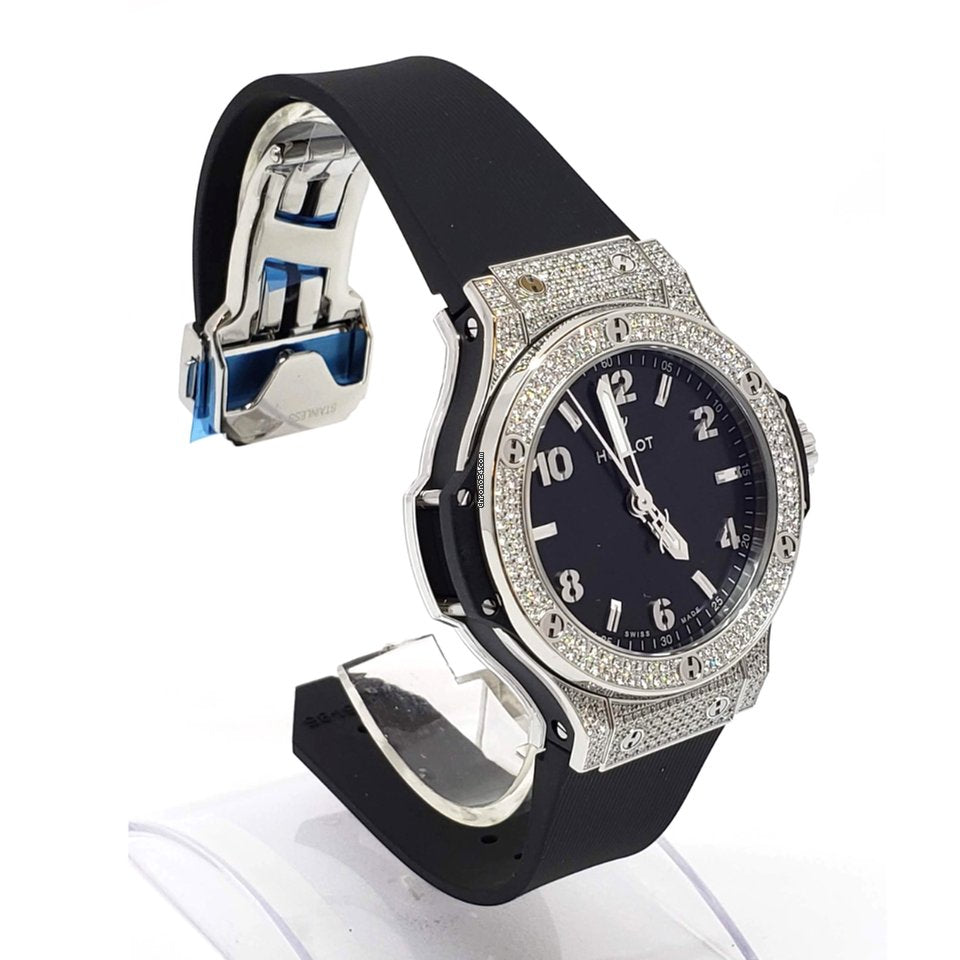 Hublot Women's Big Bang Blue Diamond Dial Watch