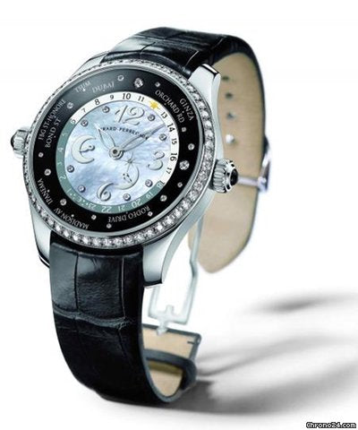 Girard-Perregaux WW.TC Lady 24 Hour Shopping Stainless Steel & Diamonds Ladies Watch