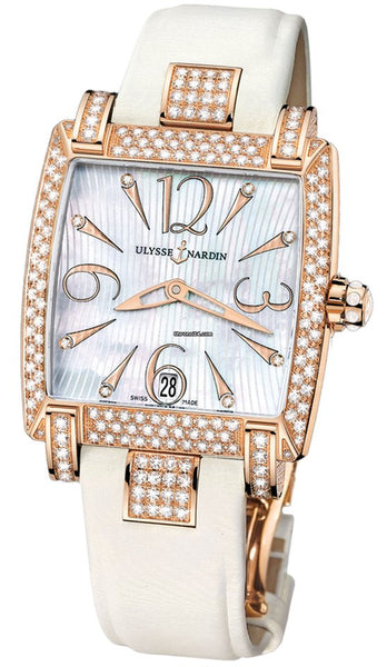 Ulysse Nardin Caprice 18k Rose Gold Diamonds Ladies Watch