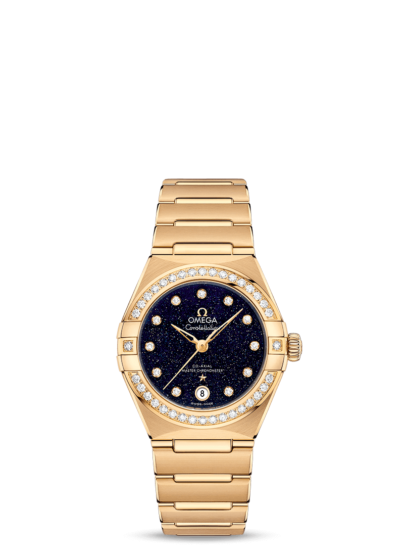 Omega Constellation Co-Axial Master Chronometer Yellow Gold & Diamonds Lady’s Watch