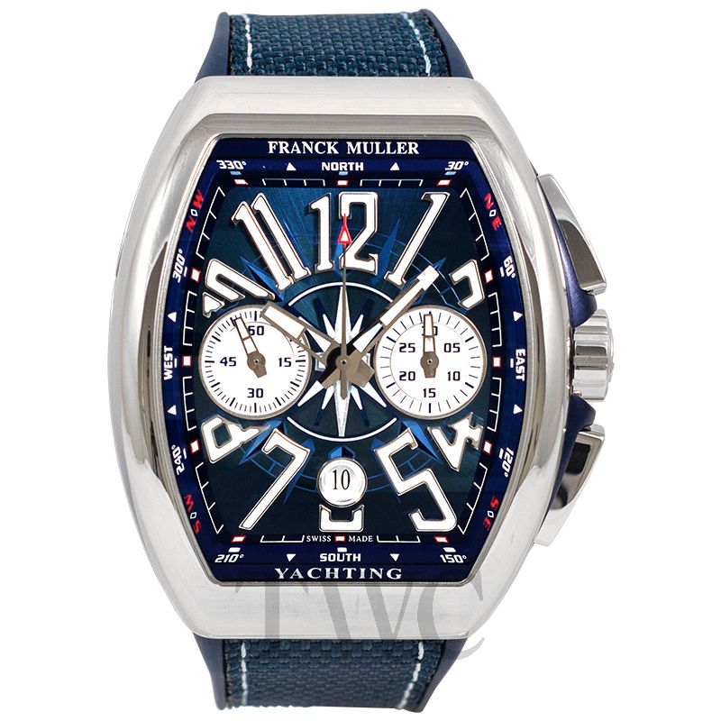Franck Muller Vanguard V45 SC DT YACHTING AC.BL Men's watch | Kapoor Watch  Company