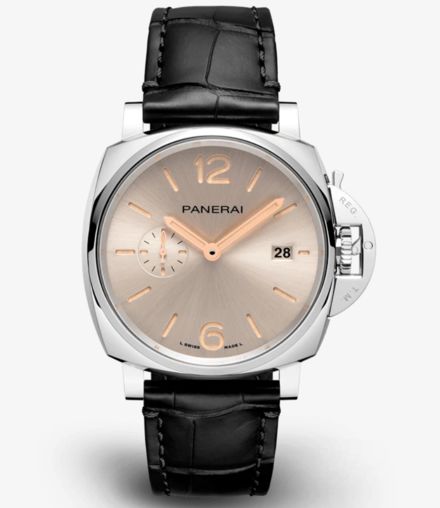 Panerai Luminor Due Stainless steel Unisex Watch Worldofluxuryus