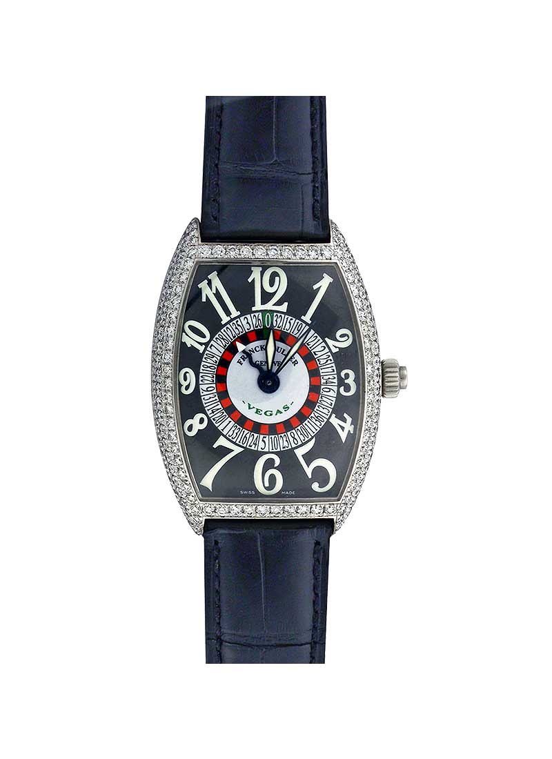 Franck Muller Casablanca 18kt White Gold Diamond Men's Watch