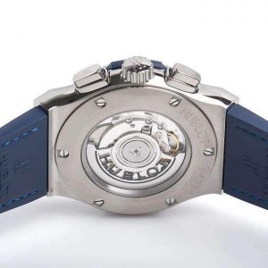 Hublot Classic Fusion Blue Titanium & Diamonds Lady's Watch