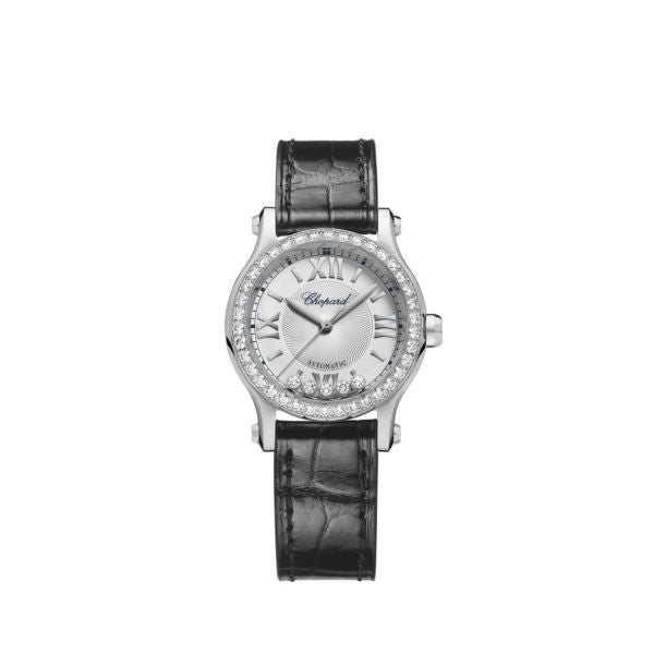 Chopard Happy Sport Stainlees steel & Diamonds Ladies Watch