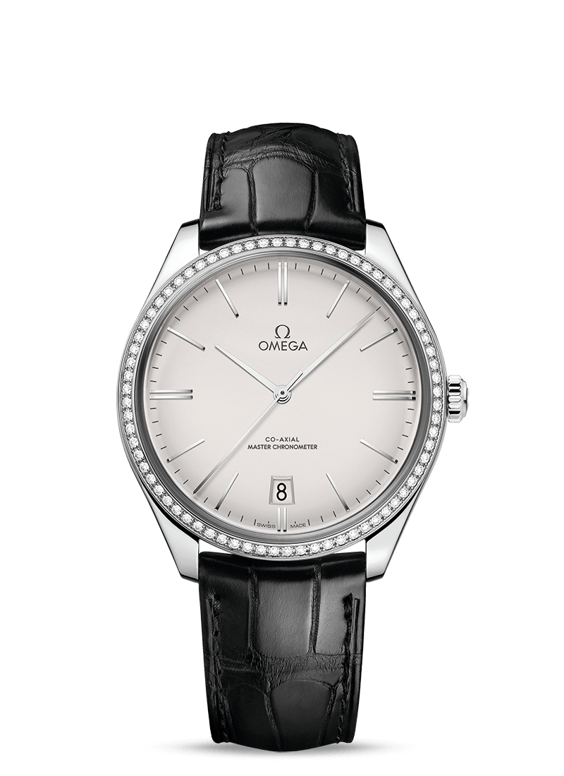 Omega De Ville Tresor Co‑Axial Master Chronometer Stainless Steel & Diamonds Unisex Watch