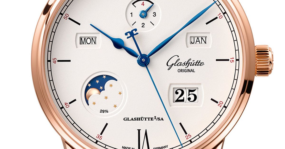 Glashutte Original Senator Excellence Perpetual Calendar Red Gold Men's Watch