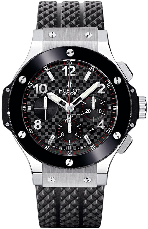 Hublot Big Bang Stainless Steel Carbon Rubber Chronograph Automatic Men’s Watch