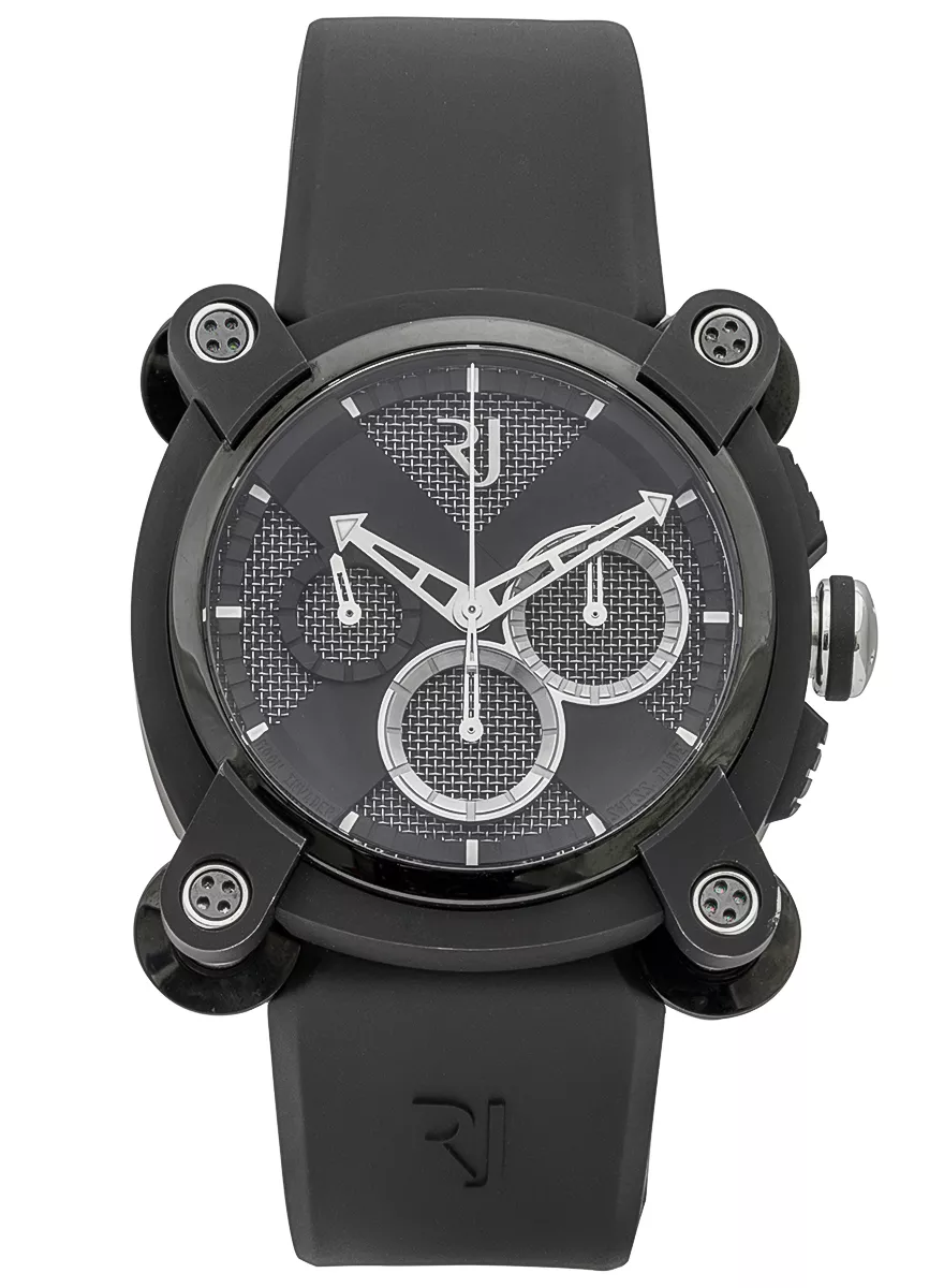 Romain Jerome Moon-Dna Moon Invader Chronograph PVD-Coated Steel Men's Watch